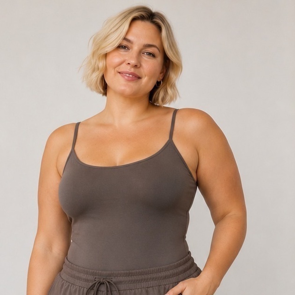 SKIMS Essential Cami Bodysuit Amethyst 4X/5X
